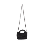 Signature Weave – Hobo Crossbody Bag S – Black