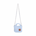 Signature Weave – Hobo Crossbody Bag S – Baby Blue