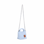 Signature Weave – Hobo Crossbody Bag S – Baby Blue
