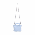 Signature Weave – Hobo Crossbody Bag S – Baby Blue