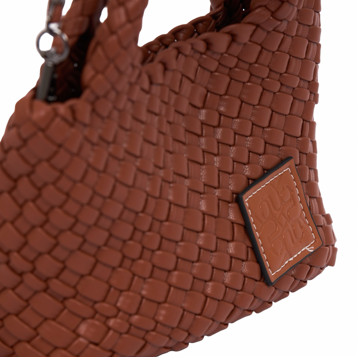 Signature Weave – Hobo Crossbody Bag S – Cinnamon Brown