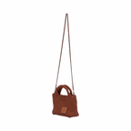 Signature Weave – Hobo Crossbody Bag S – Cinnamon Brown