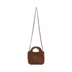 Signature Weave – Hobo Crossbody Bag S – Chestnut