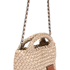 Signature Weave – Hobo Crossbody Bag S – Gold