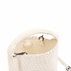 Signature Weave – Hobo Bag L – White