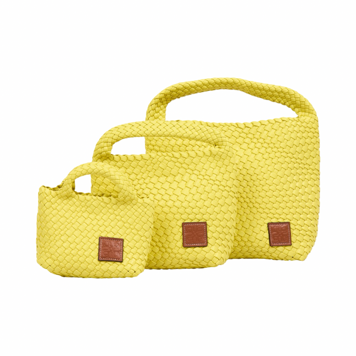 Signature Weave – Hobo Bag M – Yellow
