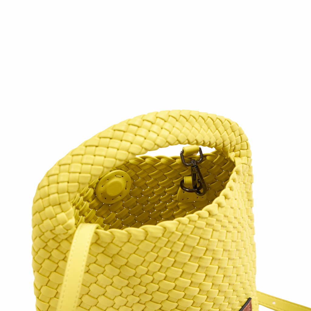 Signature Weave – Hobo Bag M – Yellow