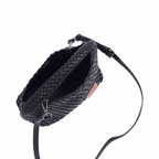 Signature Weave – Hobo Bag M – Black