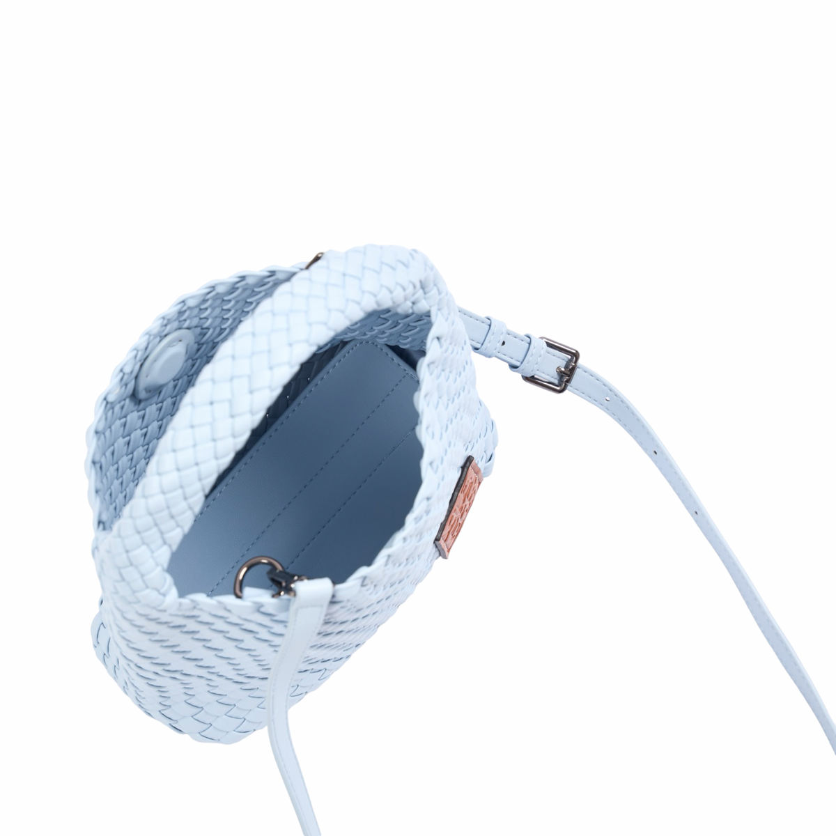 Signature Weave – Hobo Bag M – Baby Blue