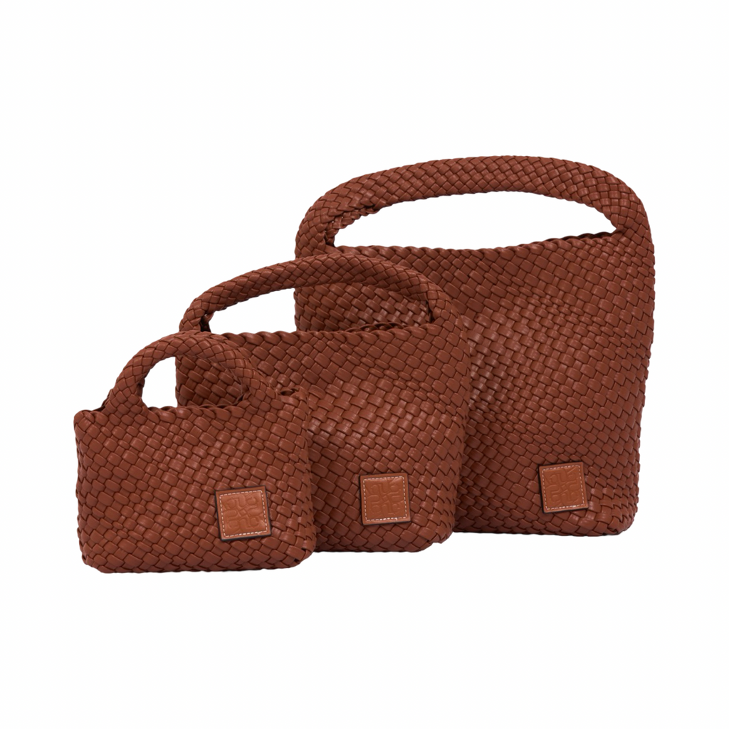 Signature Weave – Hobo Bag M – Cinnamon Brown