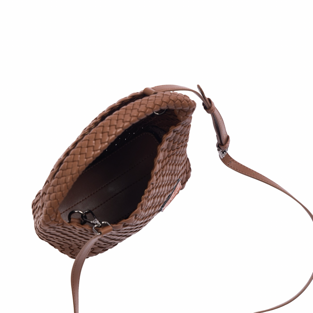 Signature Weave – Hobo Bag M – Chestnut