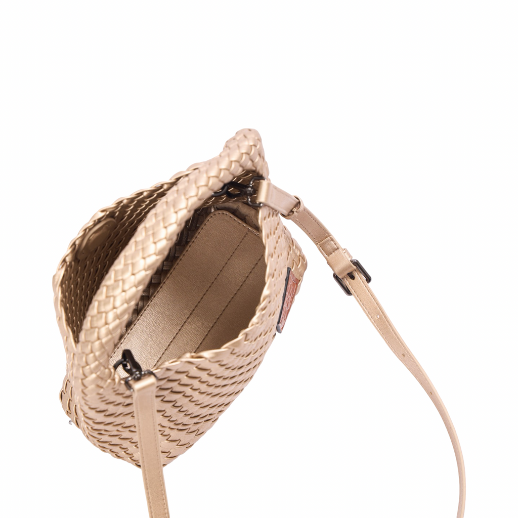 Signature Weave – Hobo Bag M – Gold