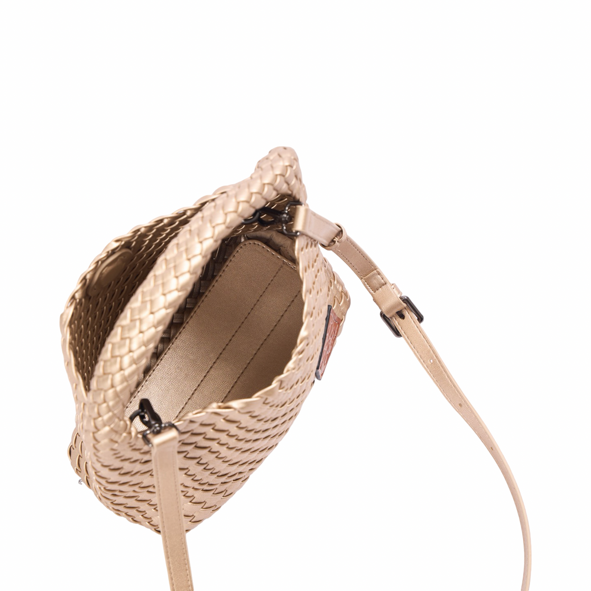 Signature Weave – Hobo Bag M – Gold