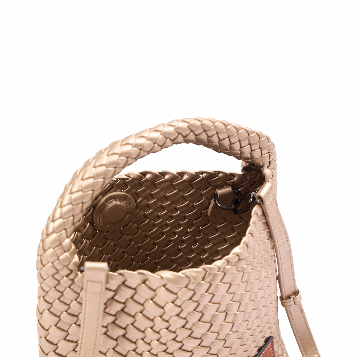 Signature Weave – Hobo Bag M – Gold