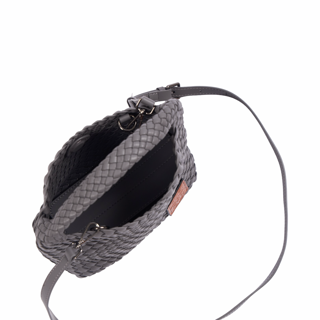 Signature Weave – Hobo Bag M – Grey