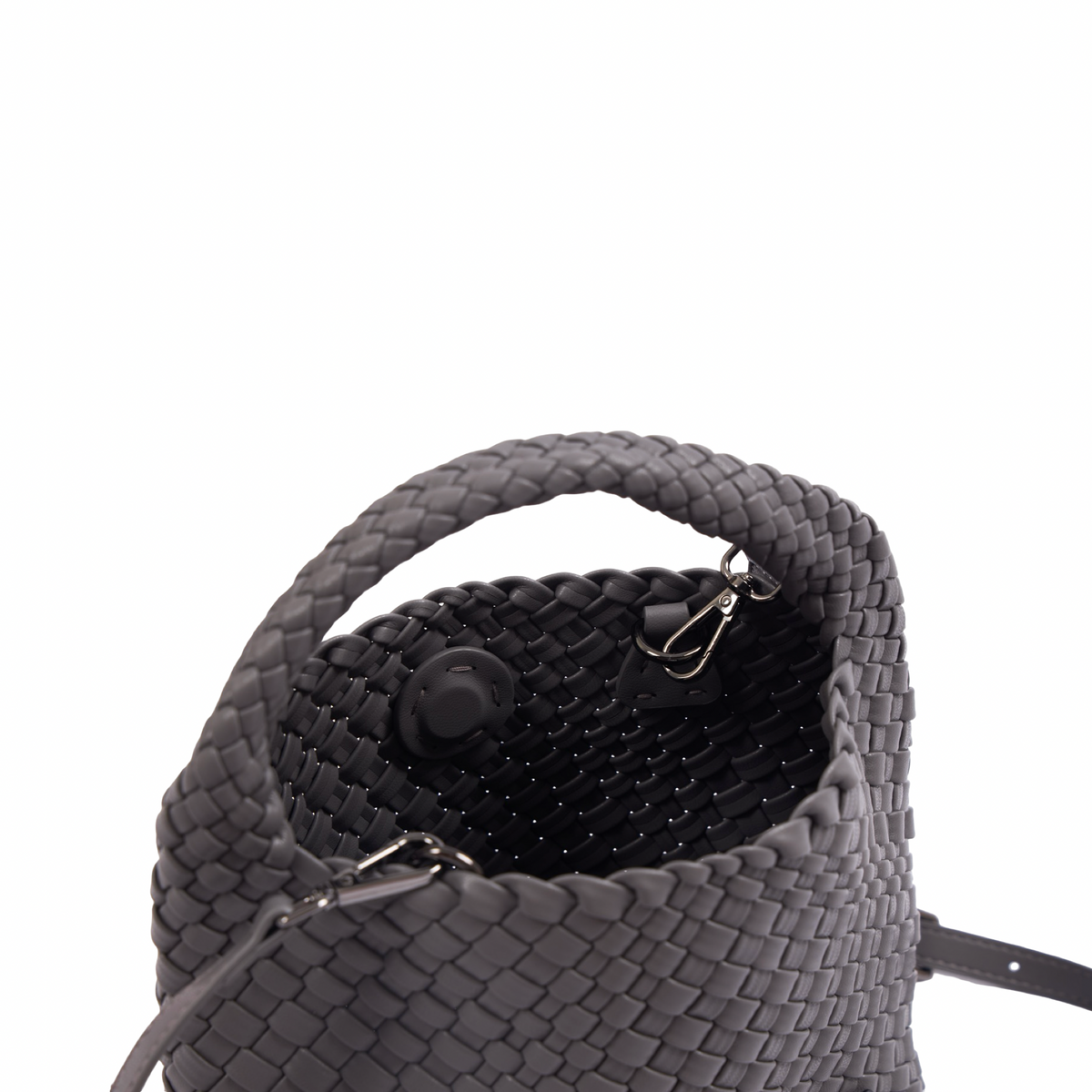 Signature Weave – Hobo Bag M – Grey