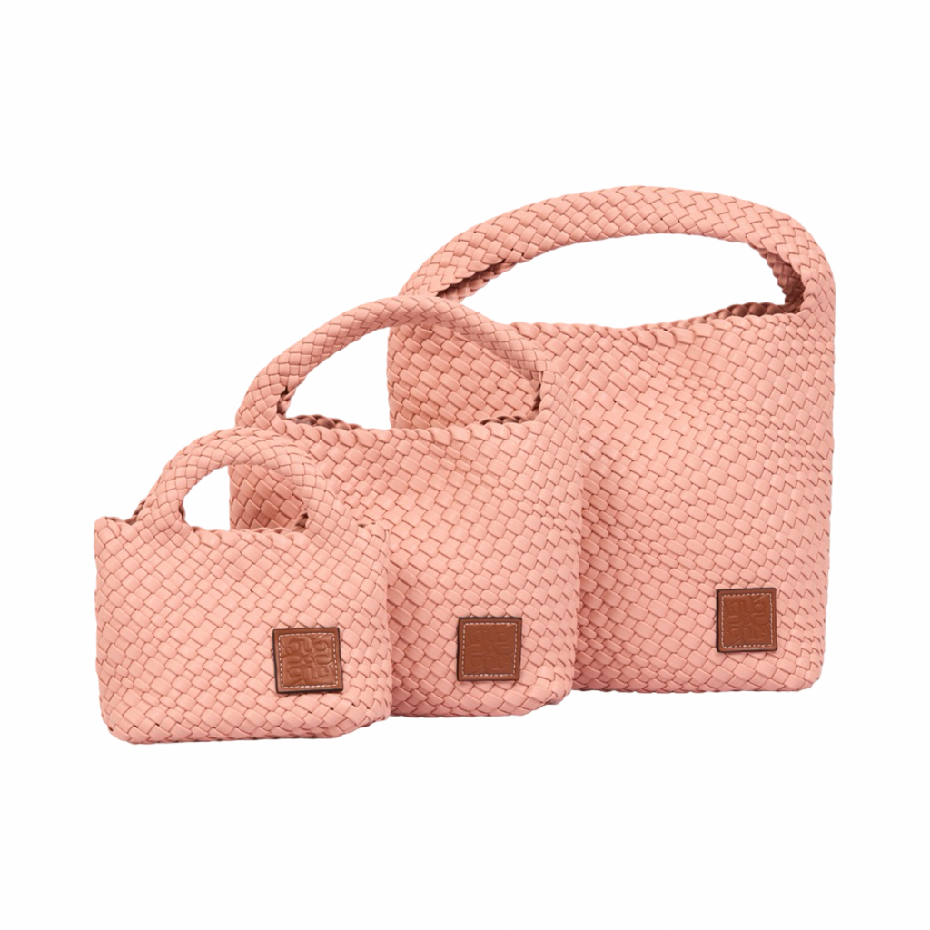 Signature Weave – Hobo Bag M – Baby Pink