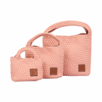 Signature Weave – Hobo Bag M – Baby Pink