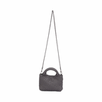 Signature Weave – Hobo Crossbody Bag S – Grey