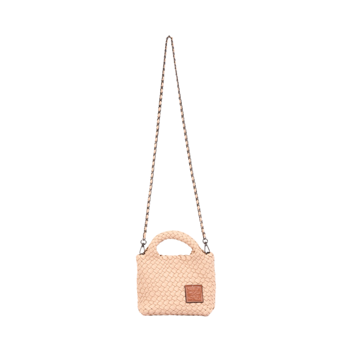 Signature Weave – Hobo Crossbody Bag S – Khaki