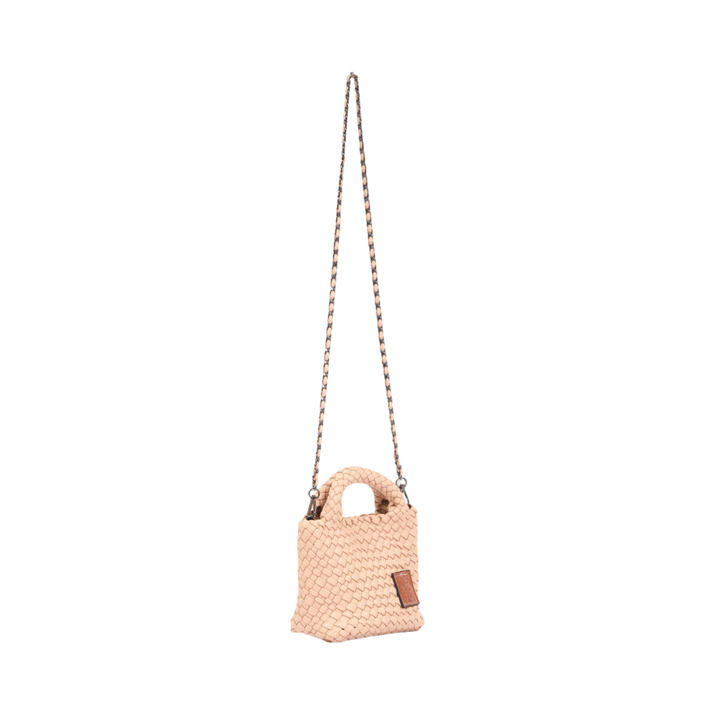 Signature Weave – Hobo Crossbody Bag S – Khaki