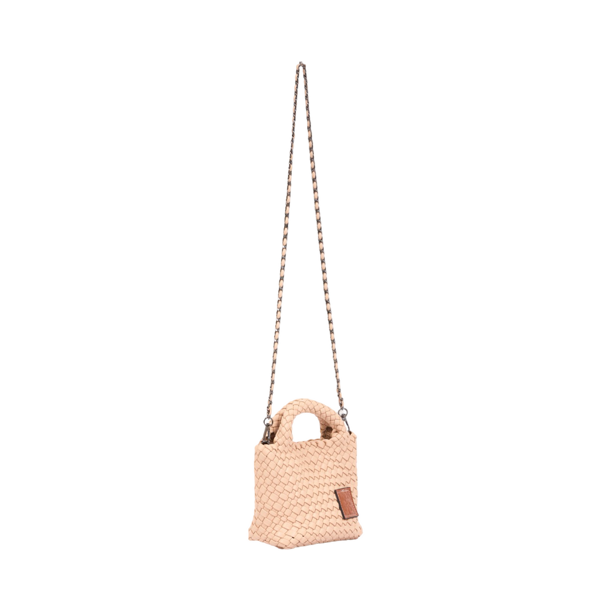 Signature Weave – Hobo Crossbody Bag S – Khaki