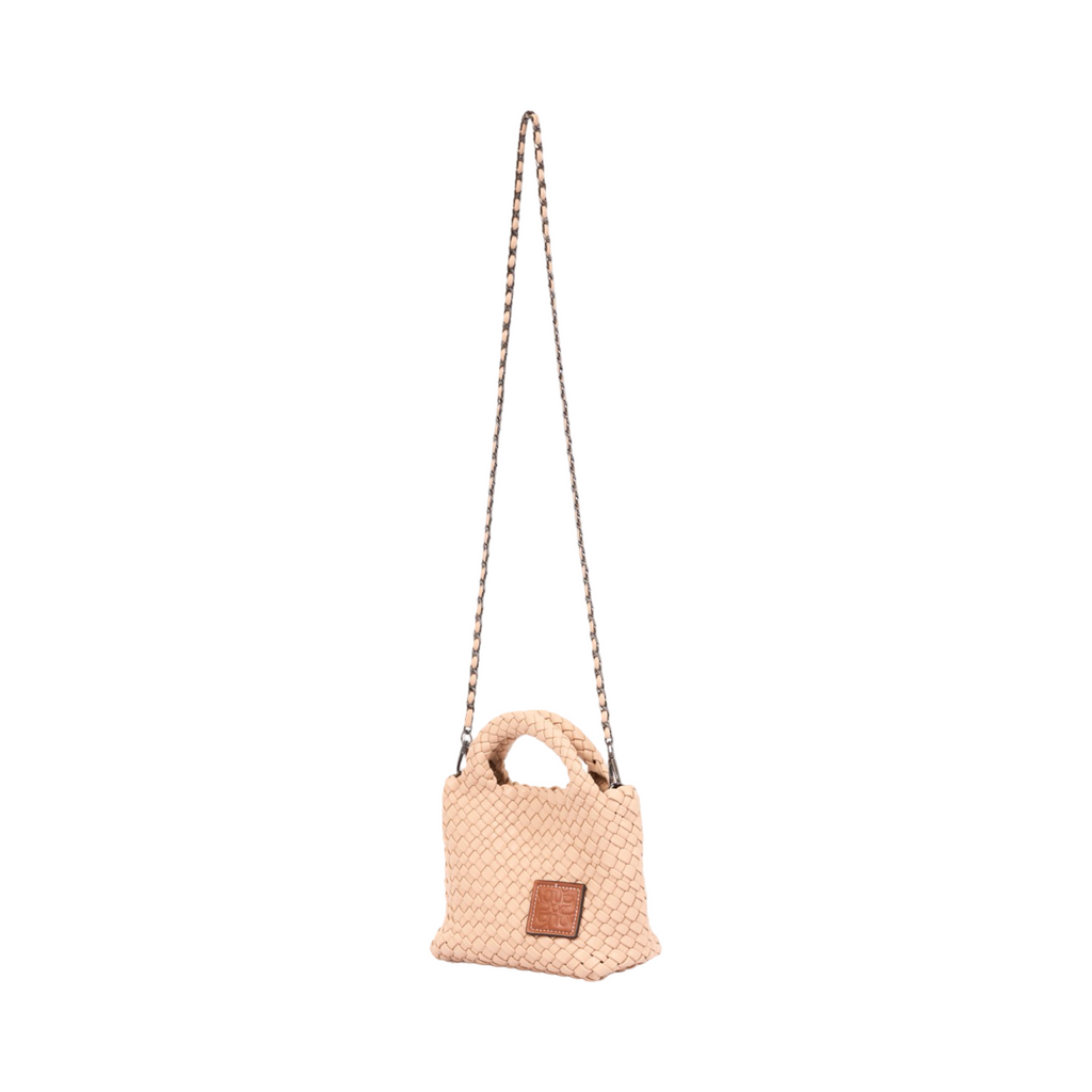 Signature Weave – Hobo Crossbody Bag S – Khaki