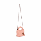 Signature Weave – Hobo Crossbody Bag S – Baby Pink