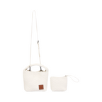 Signature Weave – Hobo Bag M – White