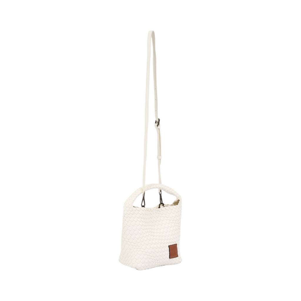 Signature Weave – Hobo Bag M – White