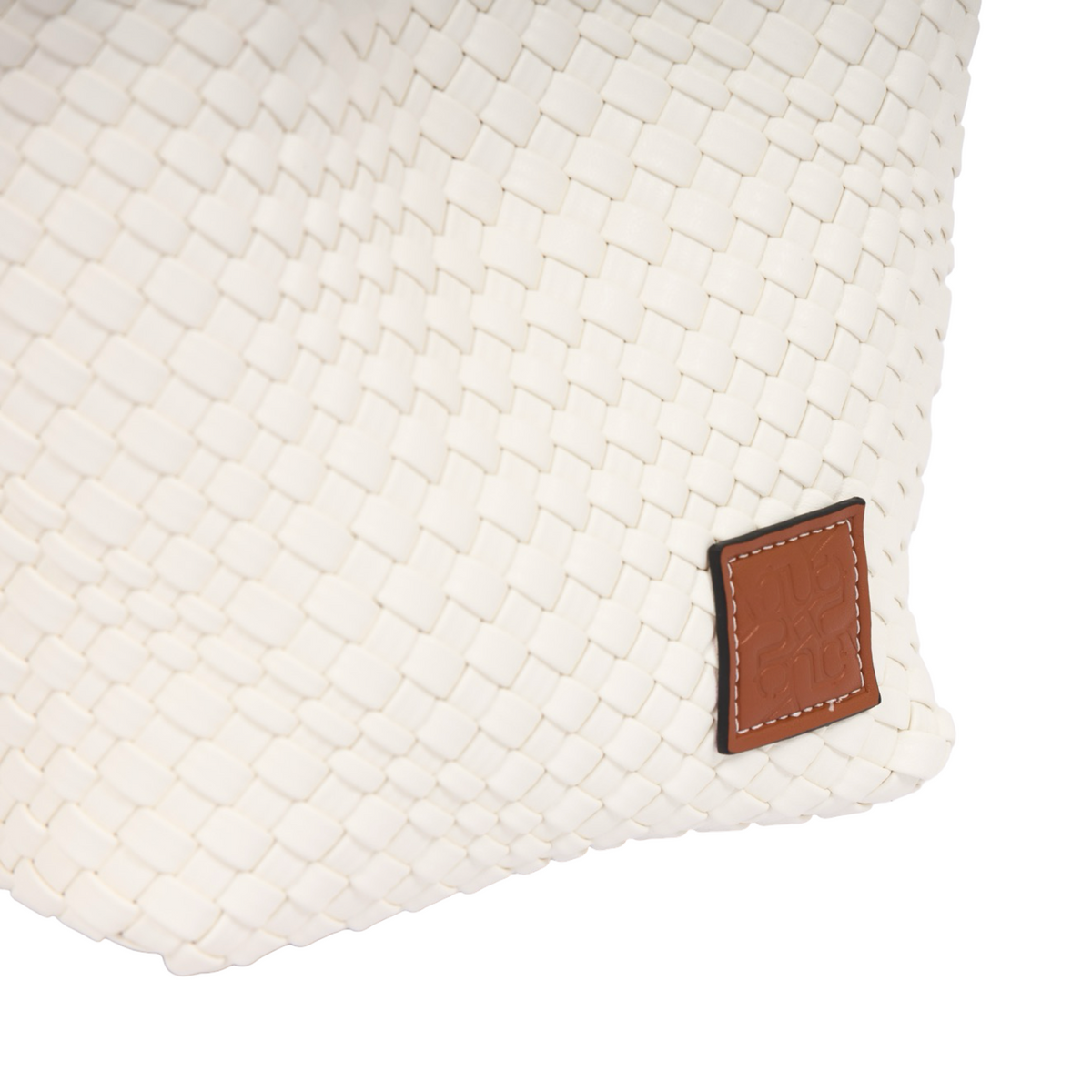 Signature Weave – Hobo Bag M – White