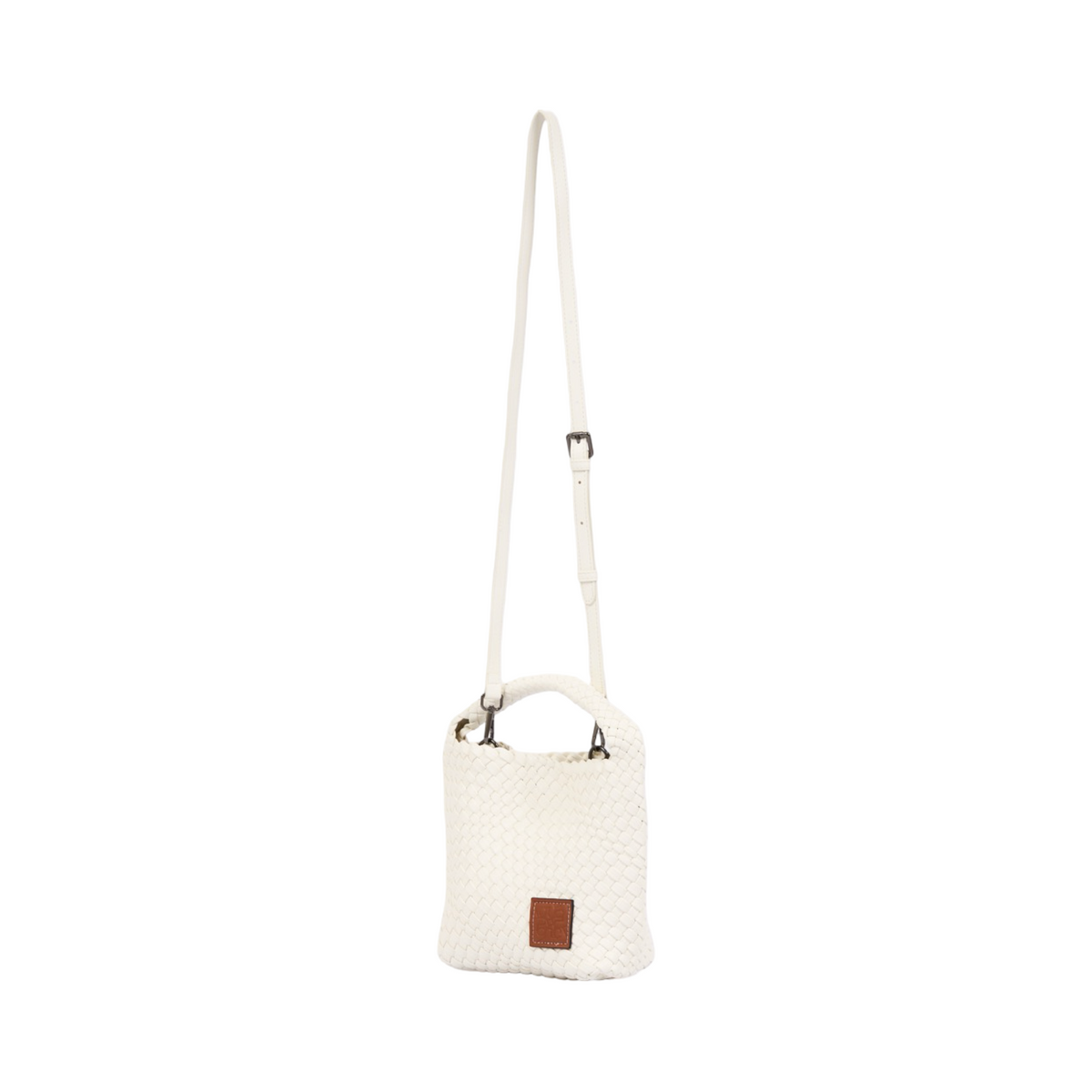 Signature Weave – Hobo Bag M – White