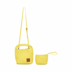 Signature Weave – Hobo Bag M – Yellow