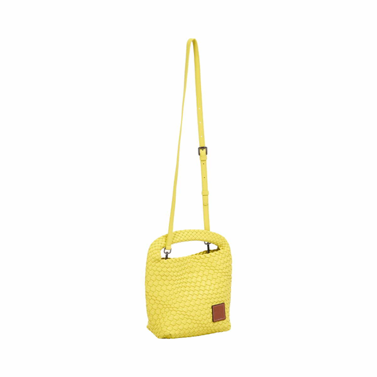 Signature Weave – Hobo Bag M – Yellow