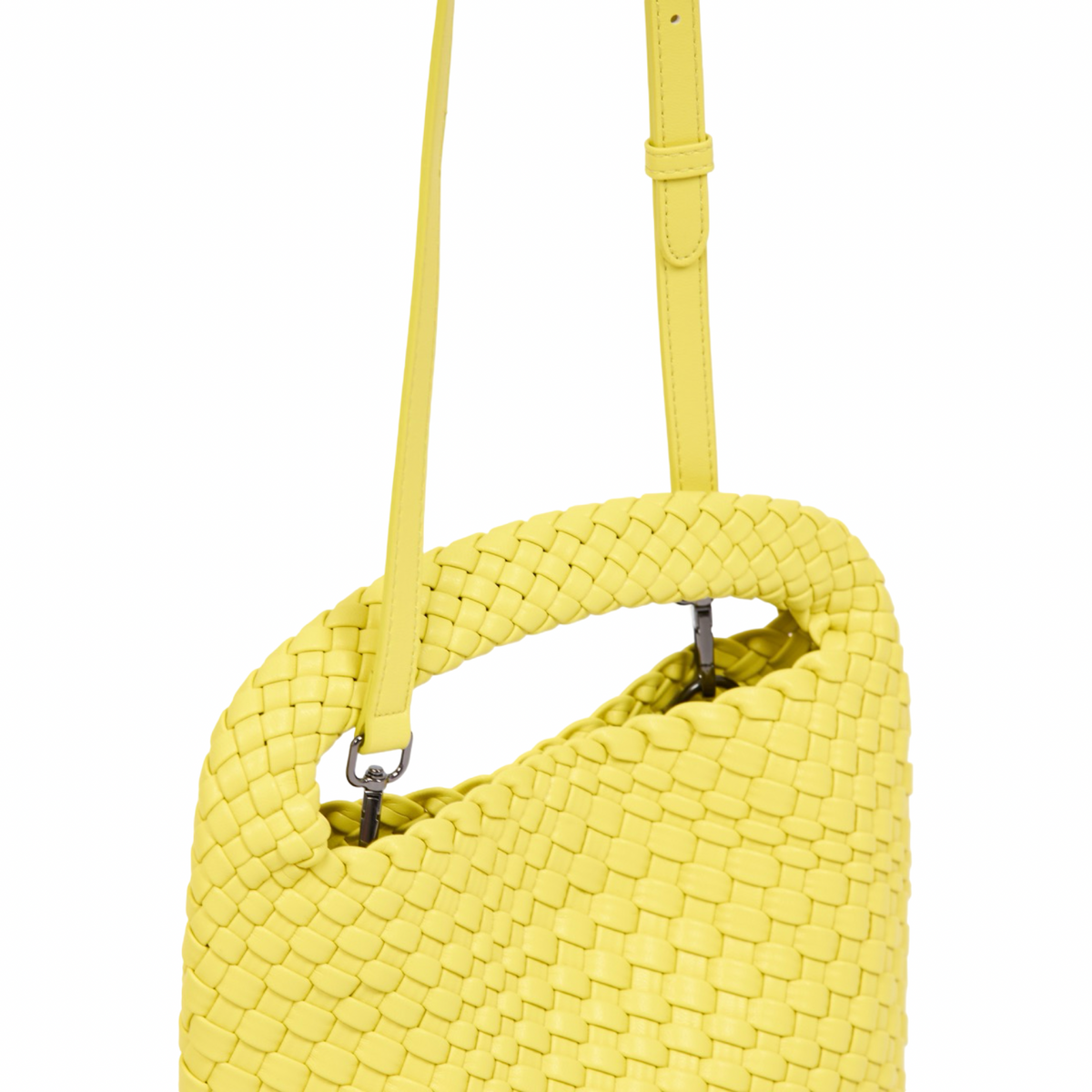 Signature Weave – Hobo Bag M – Yellow