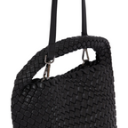 Signature Weave – Hobo Bag M – Black