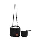 Signature Weave – Hobo Bag M – Black