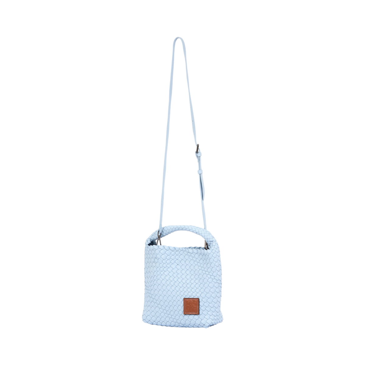 Signature Weave – Hobo Bag M – Baby Blue
