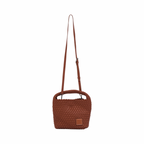 Signature Weave – Hobo Bag M – Cinnamon Brown