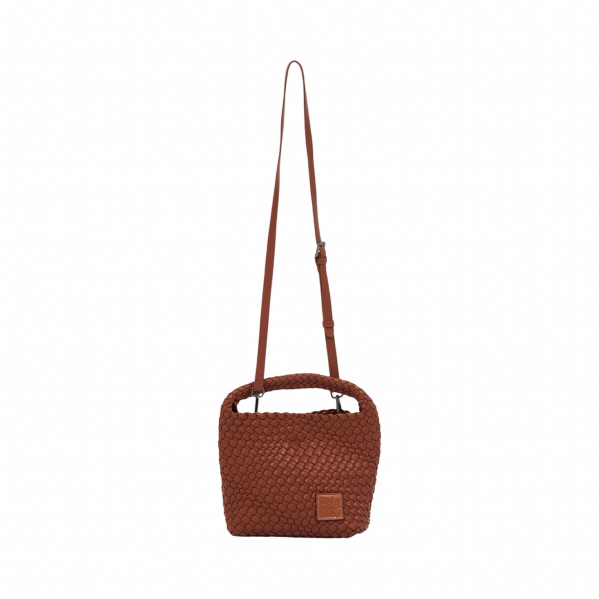 Signature Weave – Hobo Bag M – Cinnamon Brown
