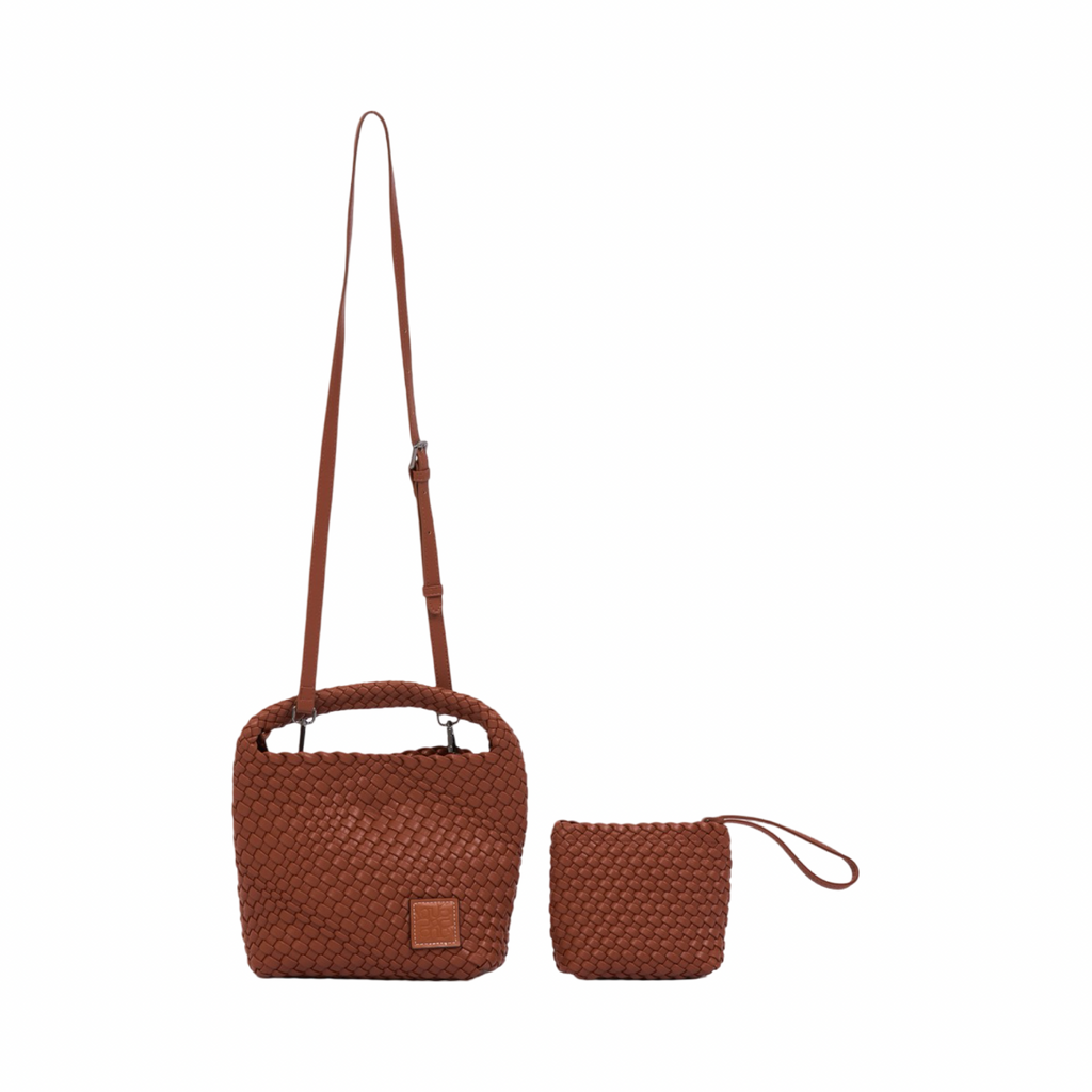 Signature Weave – Hobo Bag M – Cinnamon Brown