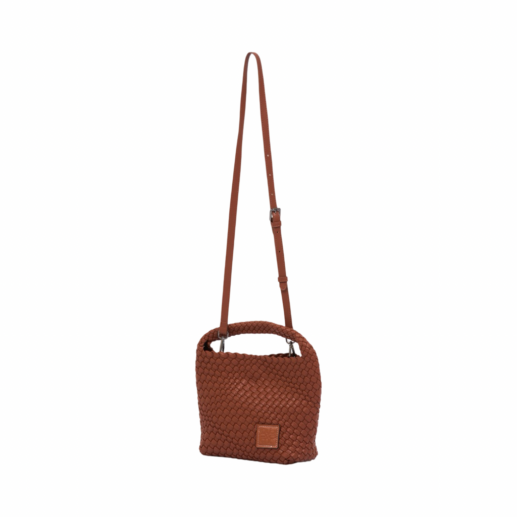 Signature Weave – Hobo Bag M – Cinnamon Brown