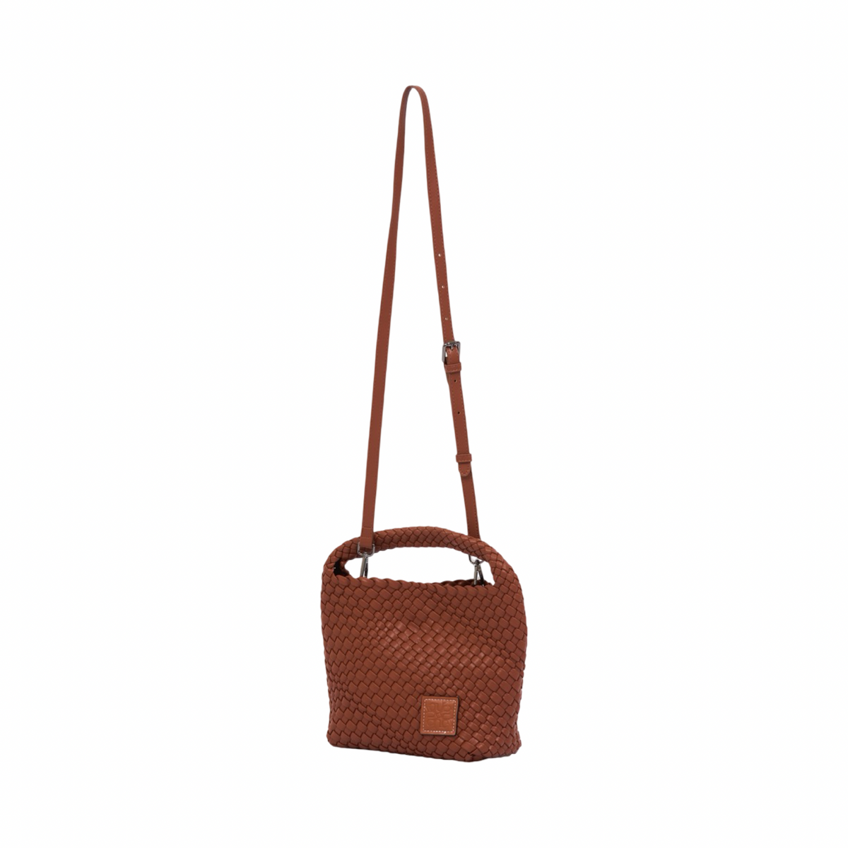 Signature Weave – Hobo Bag M – Cinnamon Brown