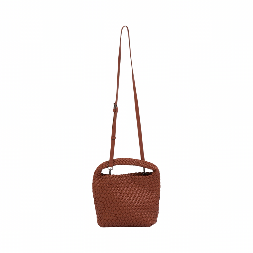 Signature Weave – Hobo Bag M – Cinnamon Brown