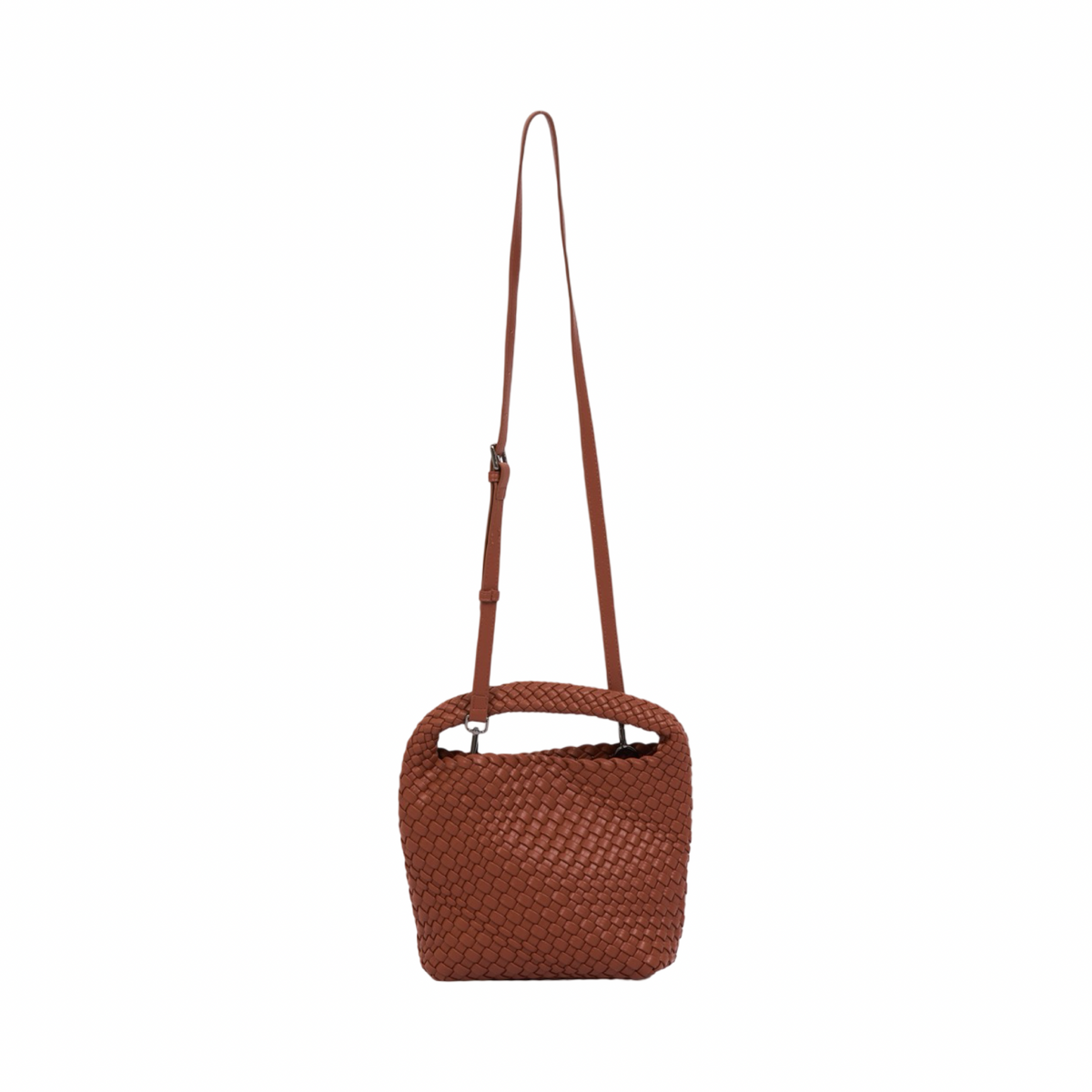 Signature Weave – Hobo Bag M – Cinnamon Brown