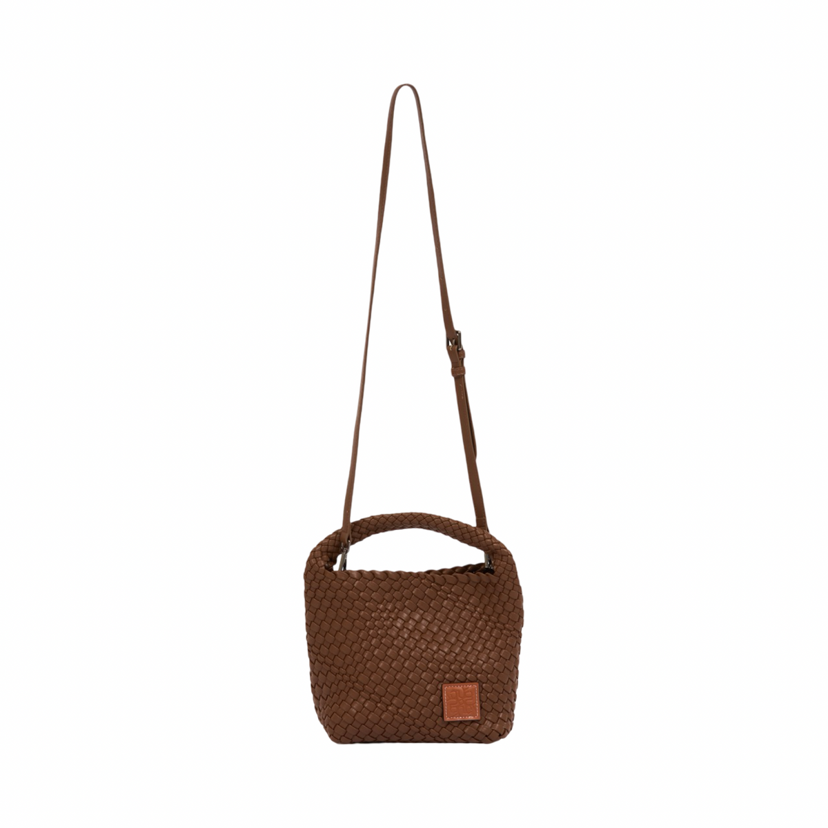 Signature Weave – Hobo Bag M – Chestnut