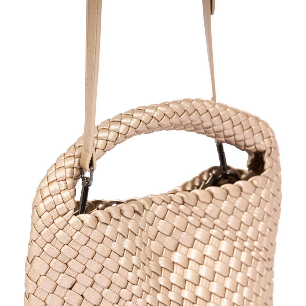 Signature Weave – Hobo Bag M – Gold