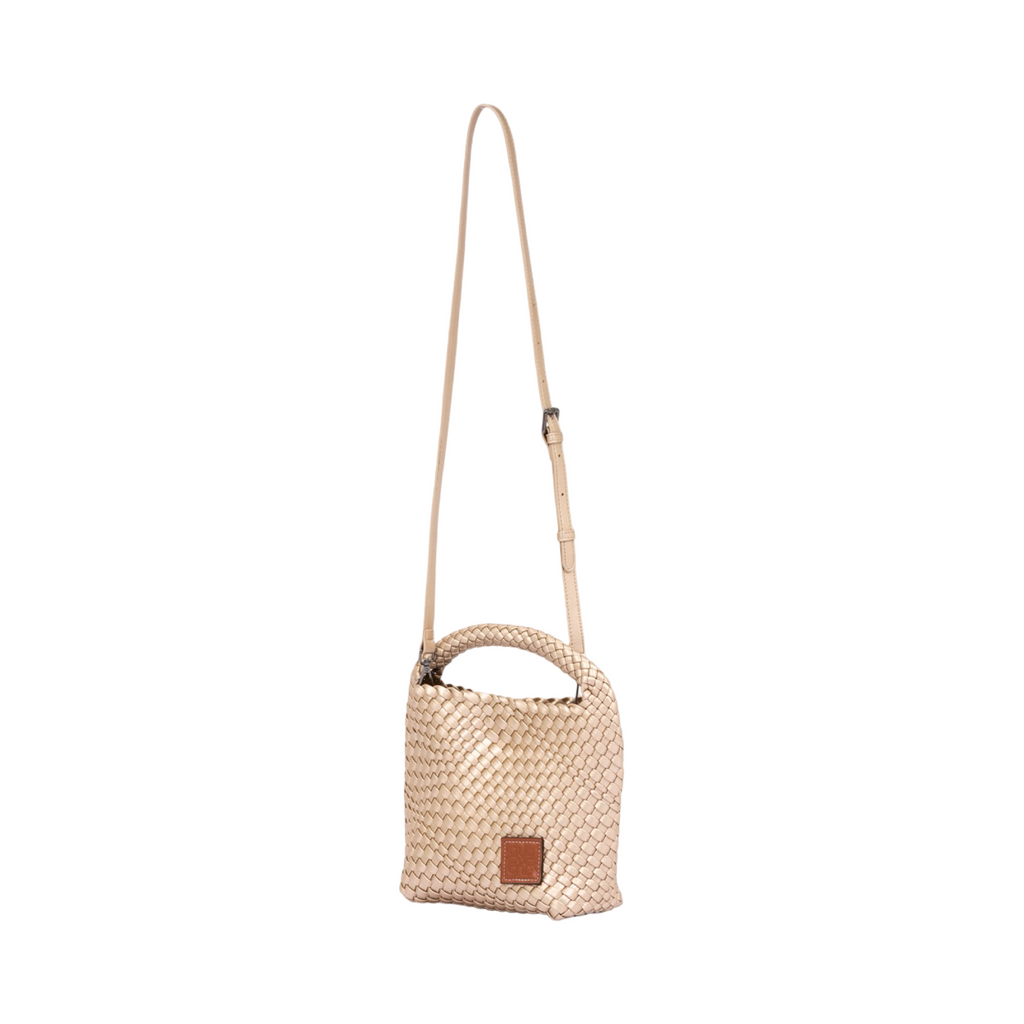 Signature Weave – Hobo Bag M – Gold