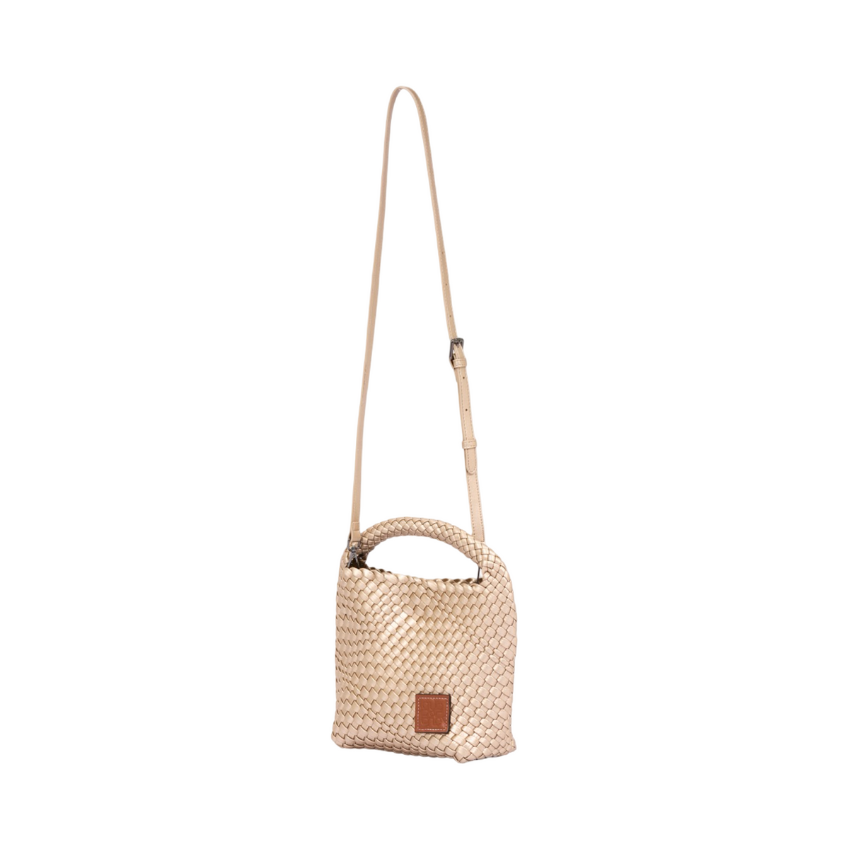 Signature Weave – Hobo Bag M – Gold
