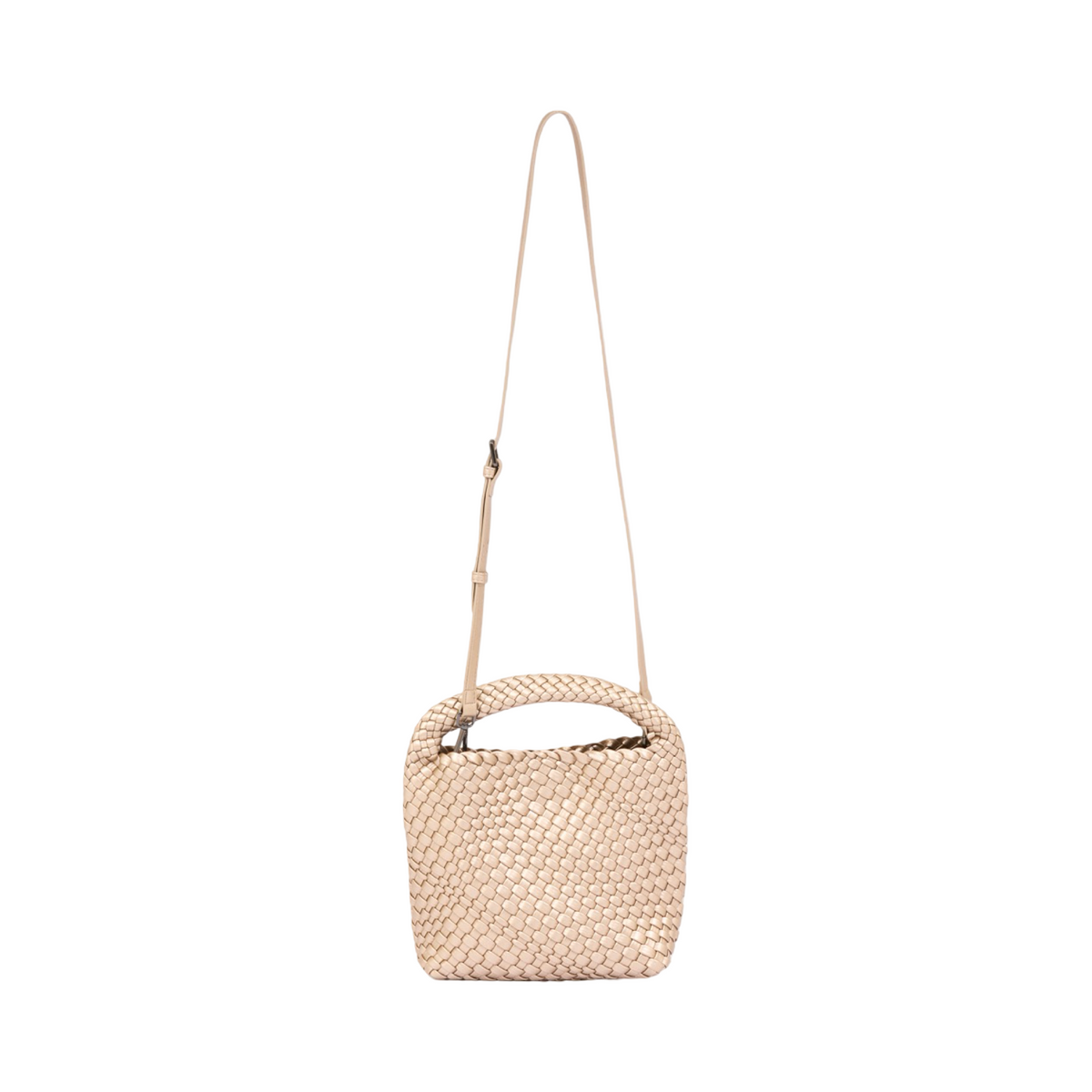 Signature Weave – Hobo Bag M – Gold